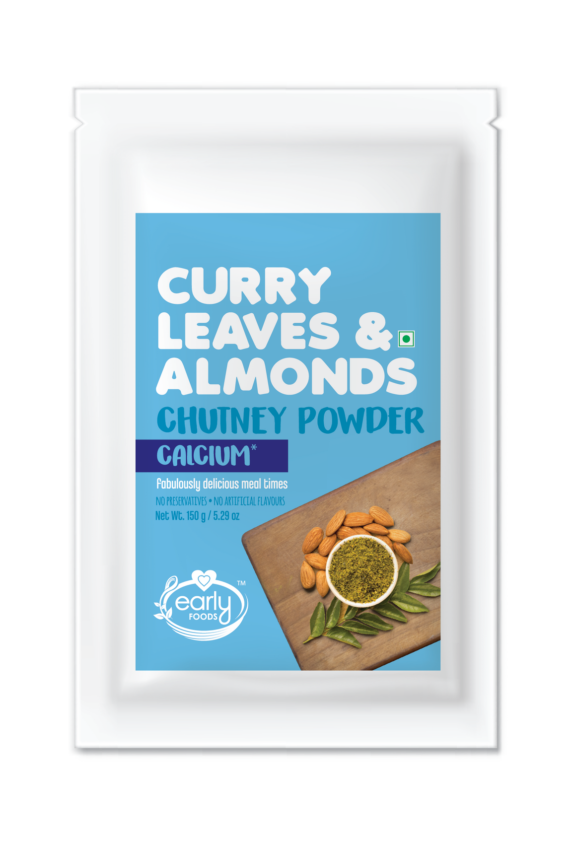 Curry Leaves & Almonds Chutney Powder, 150g